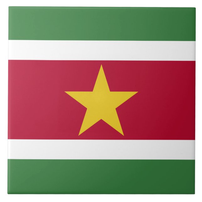 Bandeira do Suriname (Frente)
