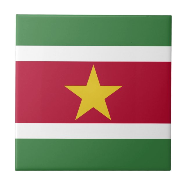 Bandeira do Suriname (Frente)