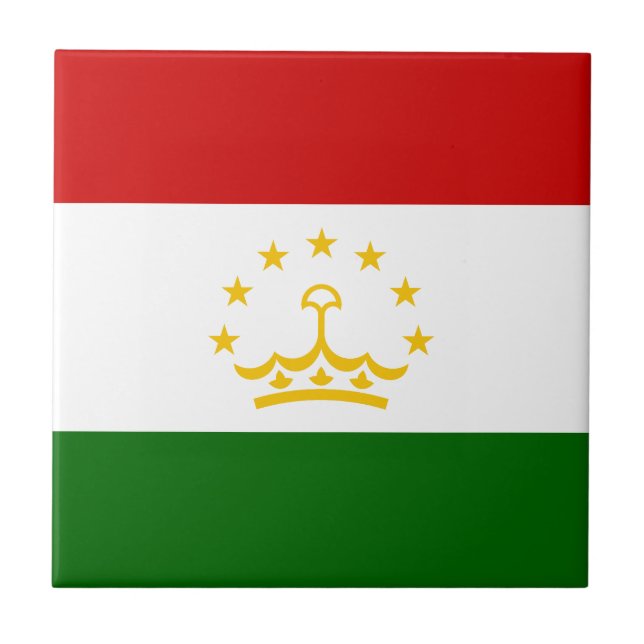 Bandeira do Tajiquistão (Frente)