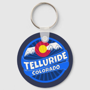 Bandeira do Telluride Colorado em chaveiro