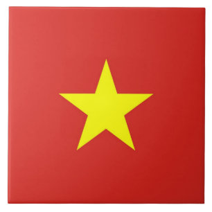 Bandeira do Vietnã no Azulejo