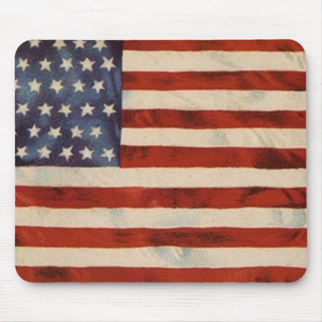 Bandeira do vintage - Mousepad (Frente)