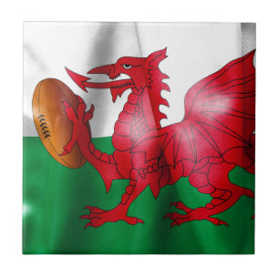 Bandeira do Welsh Dragon Rugby