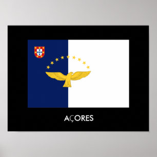 Bandeira dos Açores Poster
