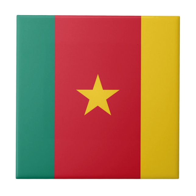 Bandeira dos Camarões (Frente)