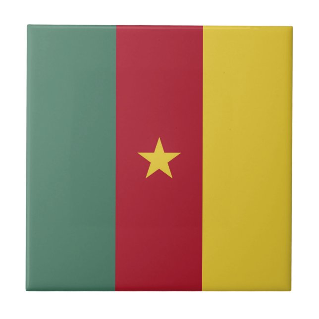 Bandeira dos Camarões (Frente)