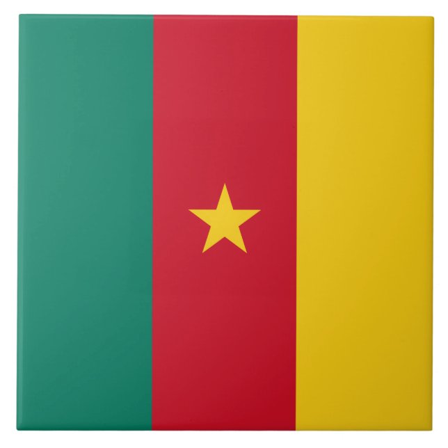 Bandeira dos Camarões (Frente)