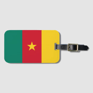 Bandeira dos Camarões Etiqueta de Bagagem