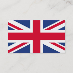 Bandeira dos Cartões de visitas do Reino Unido