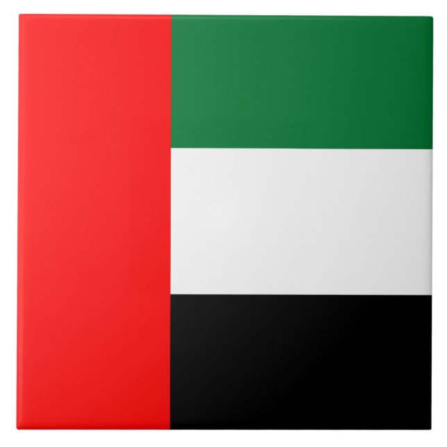 Bandeira dos Emirados Árabes Unidos (Frente)