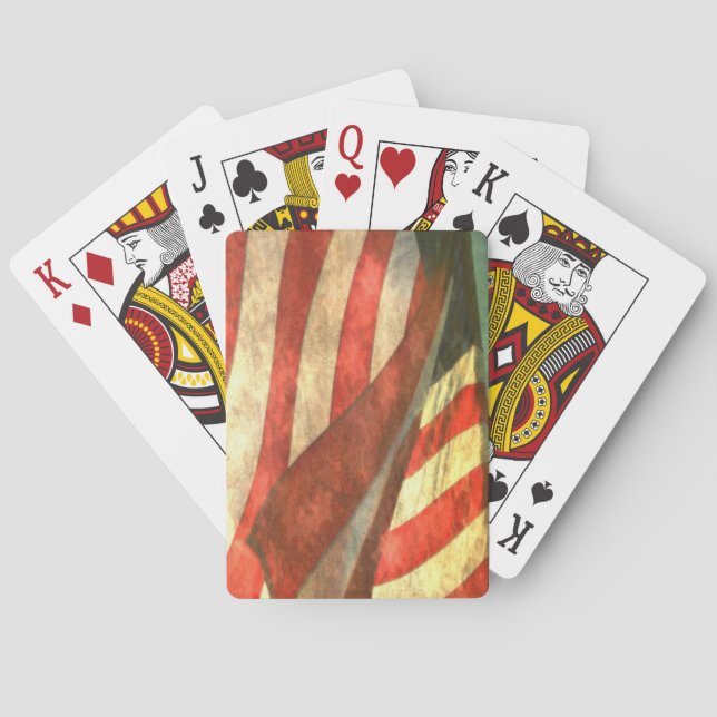 Bandeira dos EUA - Cartas de Baralho Old Glory (Verso)