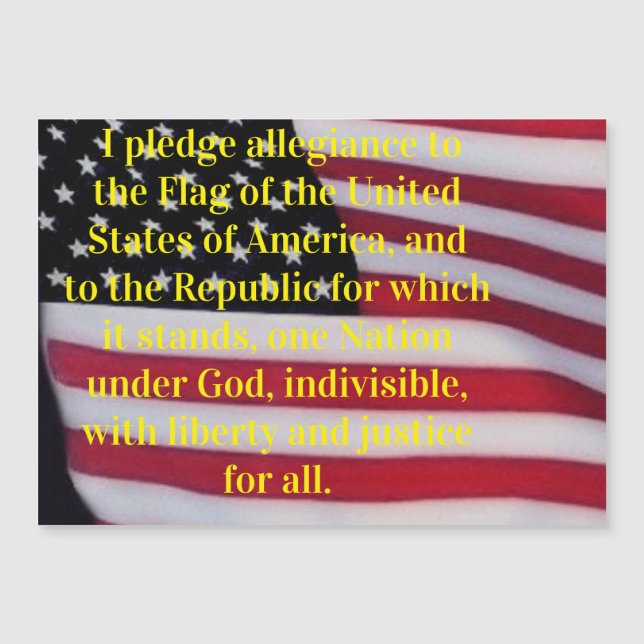 bandeira dos EUA com ímã de penhor (Frente)