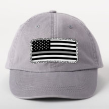 Bandeira dos EUA Thin Gray Line Oficial Correciona