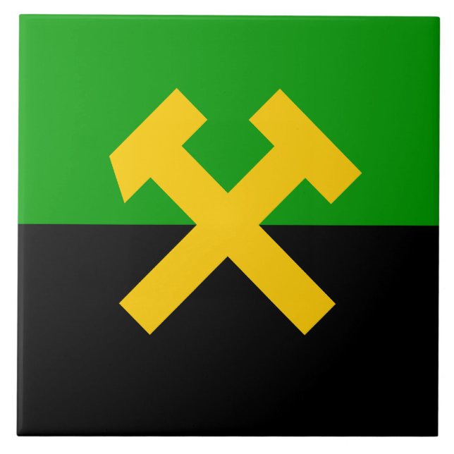 Bandeira dos Mineiros e dos Trabalhadores das Mina (Frente)