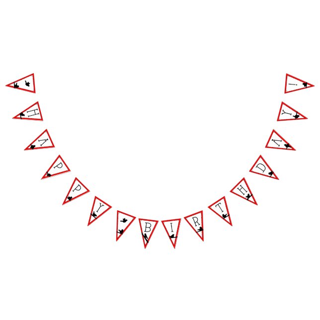 Bandeira dos pássaros do feliz aniversario (Todos)