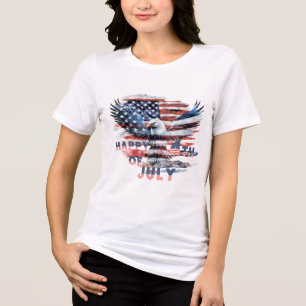 Bandeira e águia dos Estados Unidos. Independência