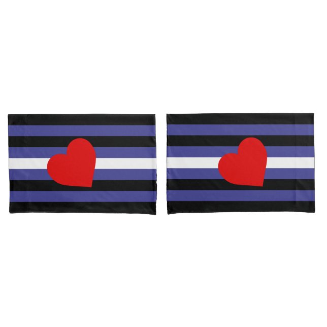 Bandeira e Coração do Orgulho de Couro (Frente - conjunto)