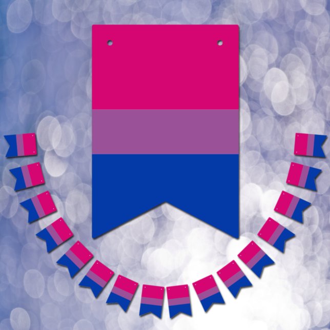 Bandeira e Orgulho bissexual partido comunitário/b (Criador carregado)