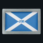 Bandeira escocesa<br><div class="desc">Bandeira escocesa para fãs desportivos escoceses. O Saltyre é a bandeira nacional da Escócia e,  com uma cruz diagonal branca sobre fundo azul,  representa a crucificação da Rua de apostos Andrew,  santo paterno da Escócia. #scotland #scotked</div>
