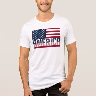 Bandeira EUA América Tipografia Moderna Gráfica
