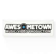 Bandeira exterior de Awesometown com ilhós
