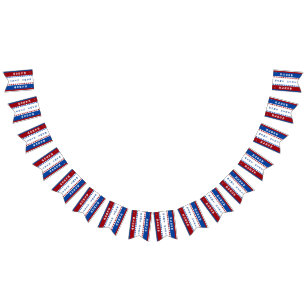 Bandeira feita sob encomenda da eleição