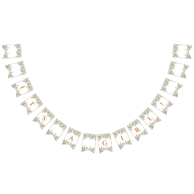 Bandeira floral de pêssego doce (Todos)