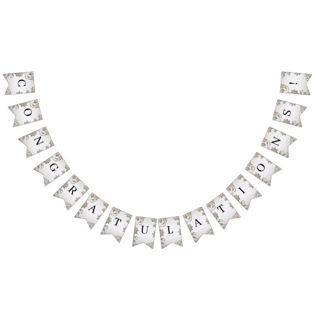 Bandeira Floral de Prata Dourada (Todos)