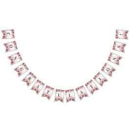 Bandeira Floral de Rosa Dusty