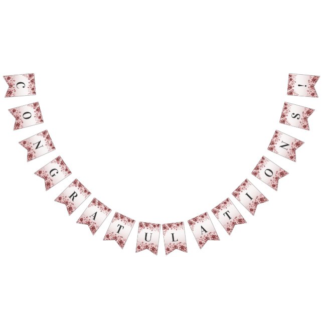 Bandeira Floral de Rosa Dusty (Todos)