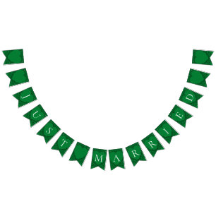 Bandeira gótico da Coração-Estamenha verde & preto