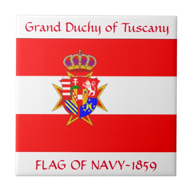Bandeira Grão-Ducado da Toscana (Frente)