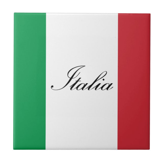 Bandeira italiana - bandeira de Italia - Italia (Frente)