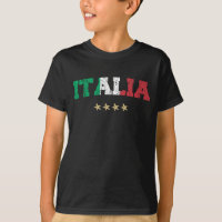 Bandeira Italiana De Futebol Com Camisa De Futebol