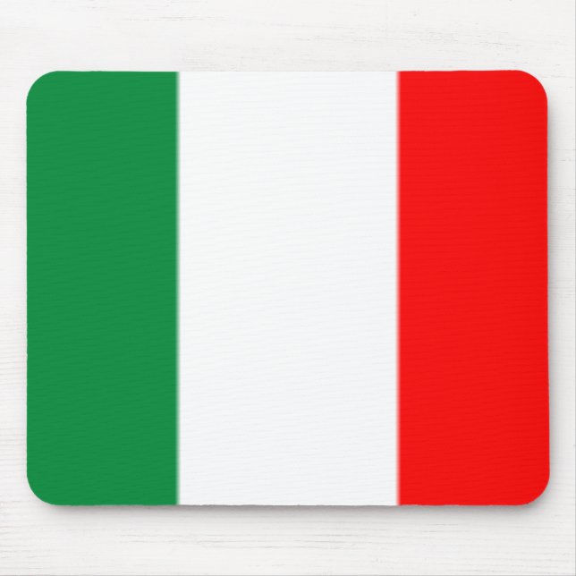 Bandeira italiana Mousepad (Frente)