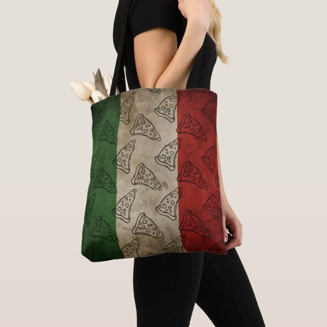 Bandeira Italiana / Tote de Pizza (Close Up)