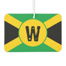Bandeira jamaicana Monograma Air Freshener