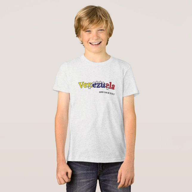 bandeira legal do país personalizar infantil venez (Frente Completa)