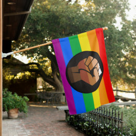 Bandeira LGBTQ BIPOC da Casa do Orgulho