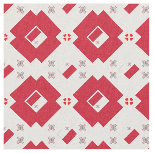 Bandeira Maltesa & Tecido de tendência/moda (Detalhe)
