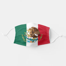 Bandeira mexicana com Casaco de armas da águia amp