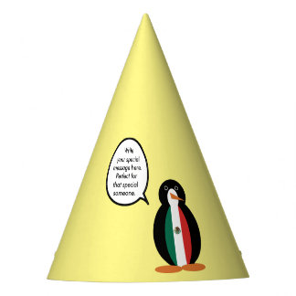 Bandeira Mexicana Falando do Chapéu do Partido Pen