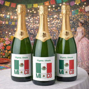 Bandeira Mexicana México Verde Personalização 