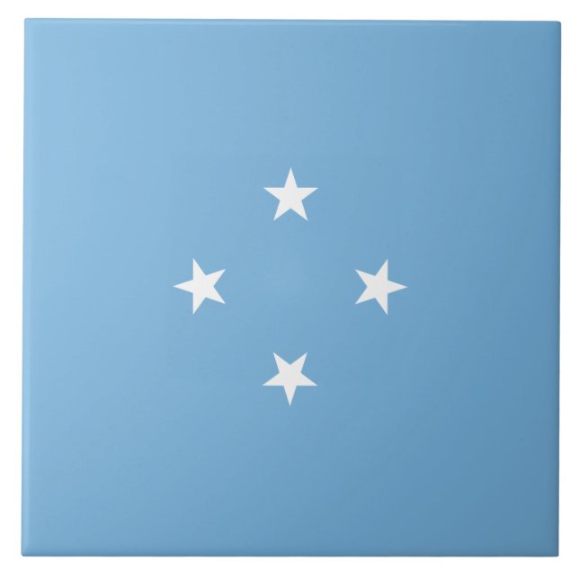 Bandeira Micronésia (Estados Federados da Micronés (Frente)