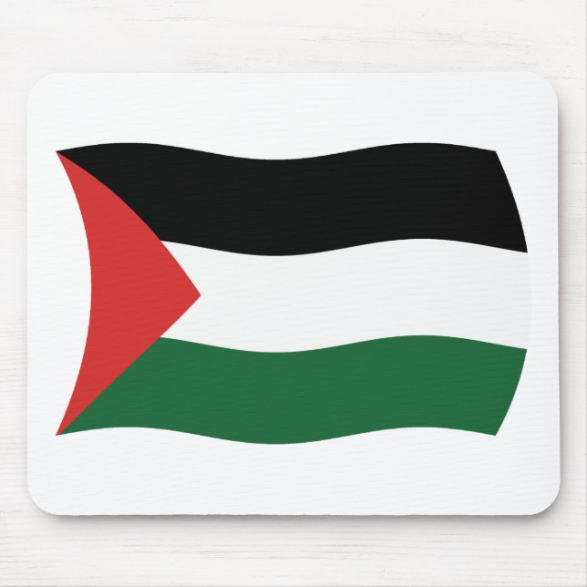 Bandeira Mousepad da Autoridade Palestiniana (Frente)
