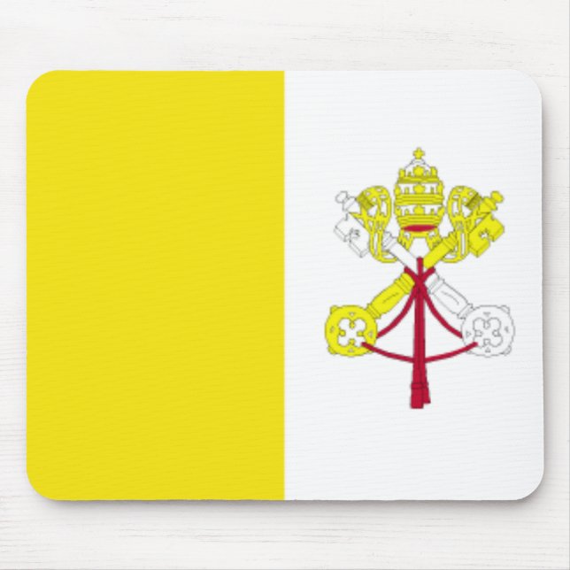 Bandeira Mousepad da Cidade do Vaticano (Frente)