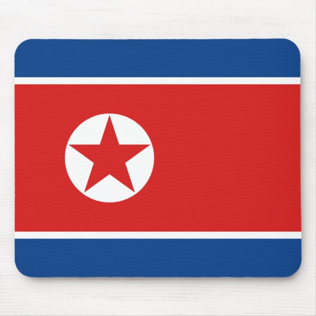 Bandeira Mousepad da Coreia do Norte (Frente)