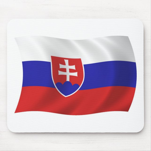 Bandeira Mousepad da Eslováquia (Frente)