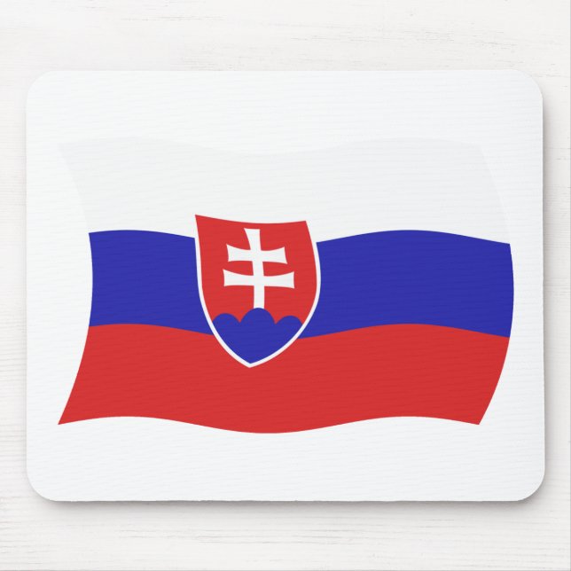 Bandeira Mousepad da Eslováquia (Frente)
