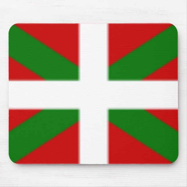 Bandeira Mousepad da região Basque (Frente)